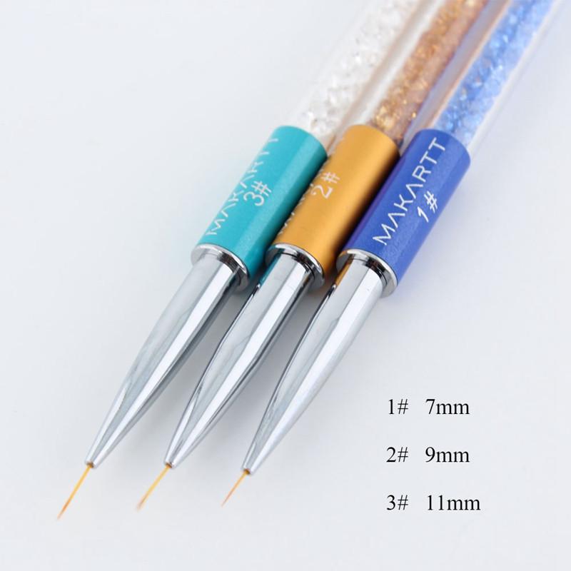 Rhinestone handle Detailer Brush